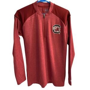 Men's Champion "Carolina Gamecocks" 1/4 zipper Lightweight Pullover - Small